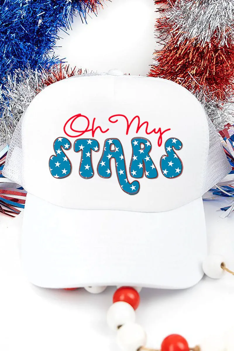 Oh My Stars Foam Mesh Back Trucker Cap