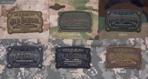 Old School PVC Morale Patch