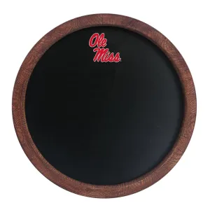 Ole Miss Rebels: Chalkboard "Faux" Barrel Top Sign