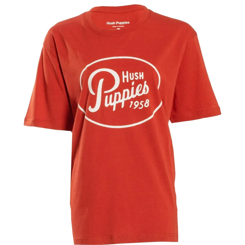 Orange Retro Script Mens T-Shirt