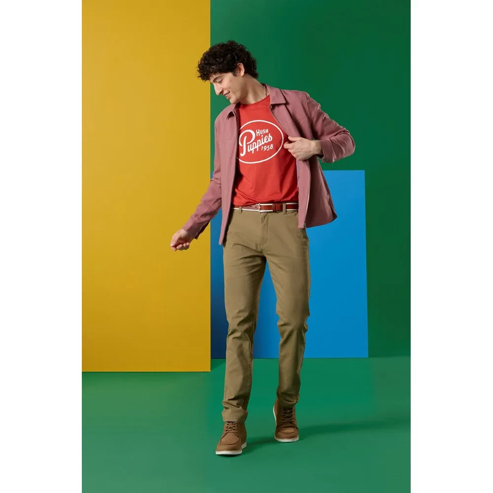Orange Retro Script Mens T-Shirt