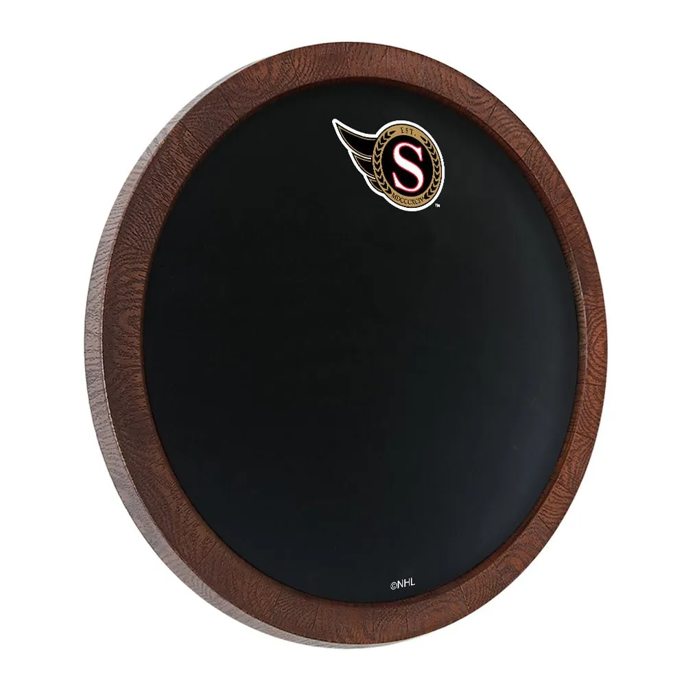 Ottawa Senators: Secondary Logo - Barrel Top Chalkboard Sign