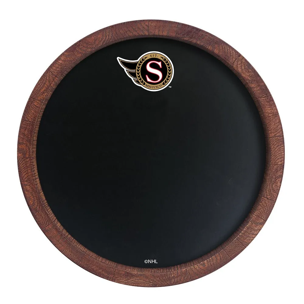Ottawa Senators: Secondary Logo - Barrel Top Chalkboard Sign