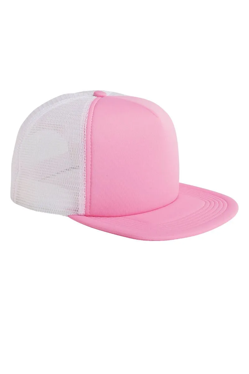 Palm Tree Smile Foam Front Mesh Trucker Cap