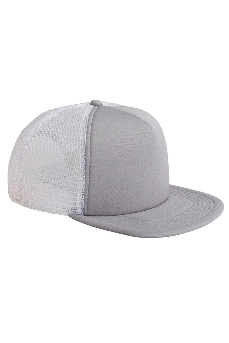 Palm Tree Smile Foam Front Mesh Trucker Cap