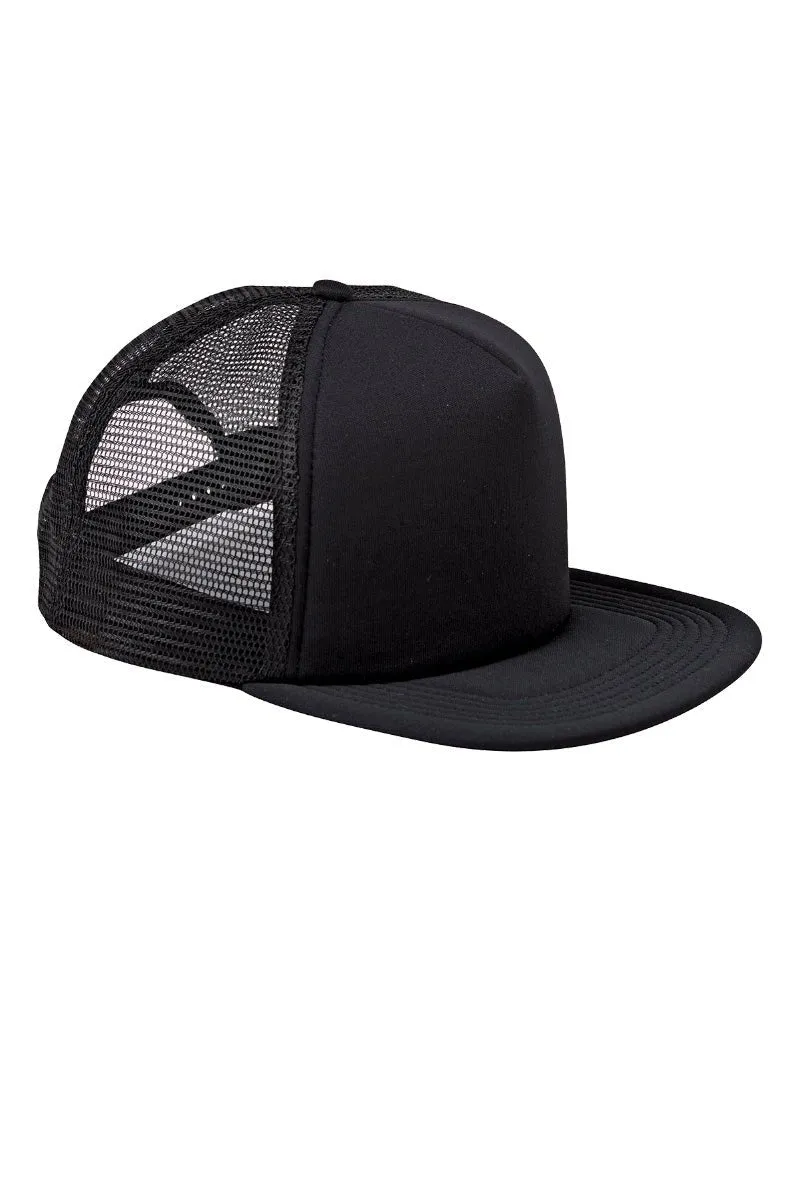 Palm Tree Smile Foam Front Mesh Trucker Cap
