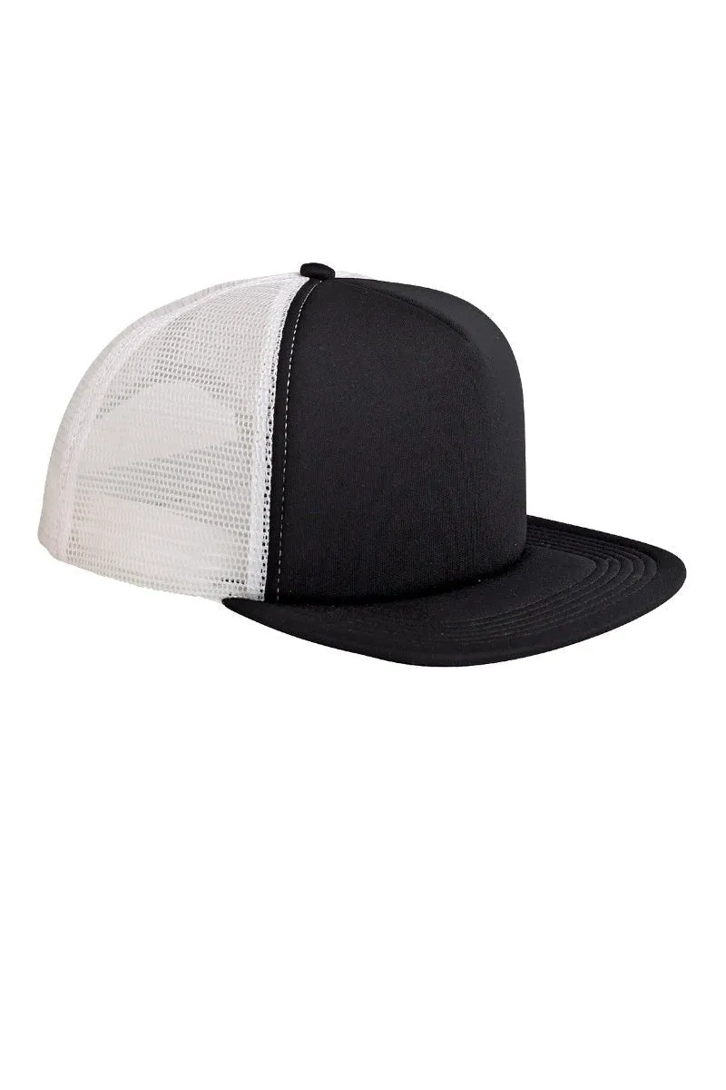 Palm Tree Smile Foam Front Mesh Trucker Cap