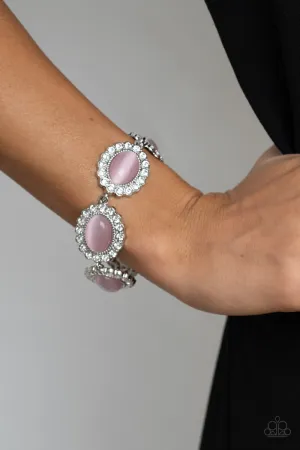 Paparazzi Demurely Diva - Pink Moonstone Bracelet