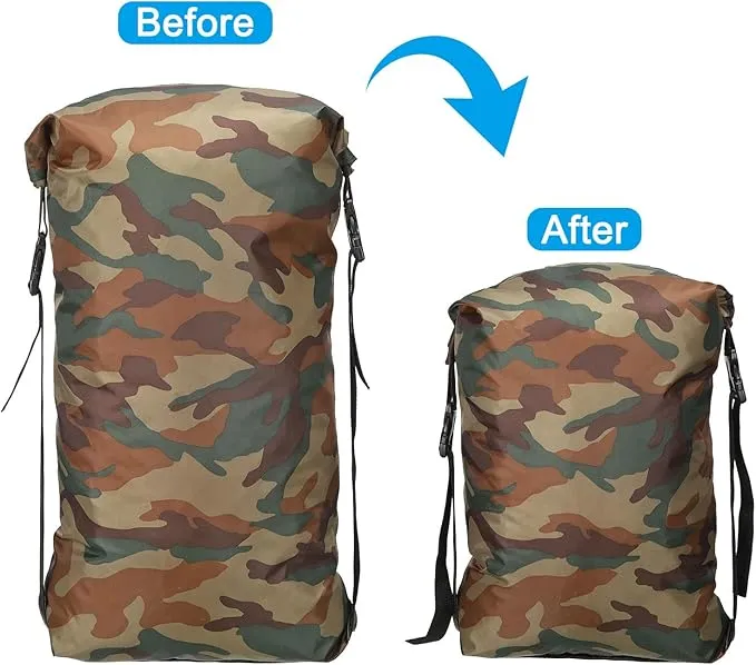 PATIKIL Compression Stuff Sack, Waterproof Sleeping Bag Storage Sack for Camping