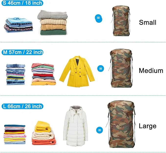 PATIKIL Compression Stuff Sack, Waterproof Sleeping Bag Storage Sack for Camping