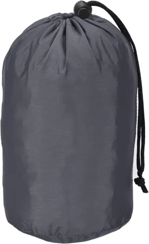 PATIKIL Stuff Sack, 5 x 10 Inch Waterproof Outdoor Storage Sack Portable Drawstring Dust Flap Bag for Camping, Dark Gray
