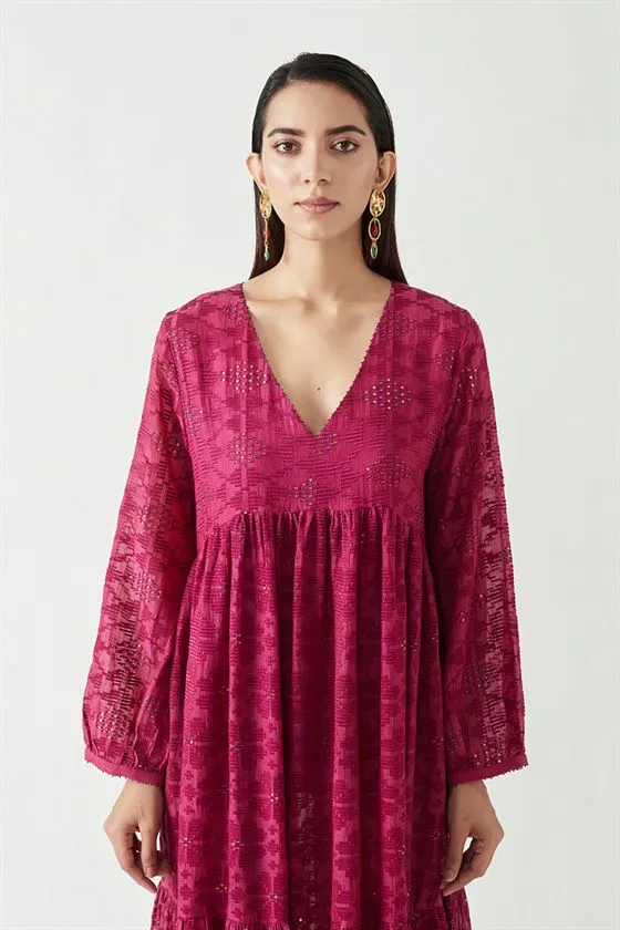 Payal Pratap   -   View with A Room  Stella Embroidered Dress