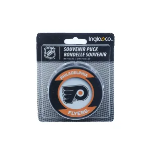 Philadelphia Flyers Inglasco NHL Retro Logo Hockey Puck