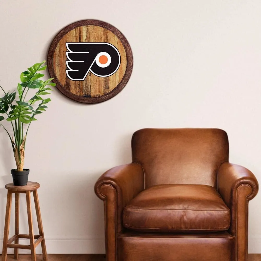 Philadelphia Flyers: "Faux" Barrel Top Sign