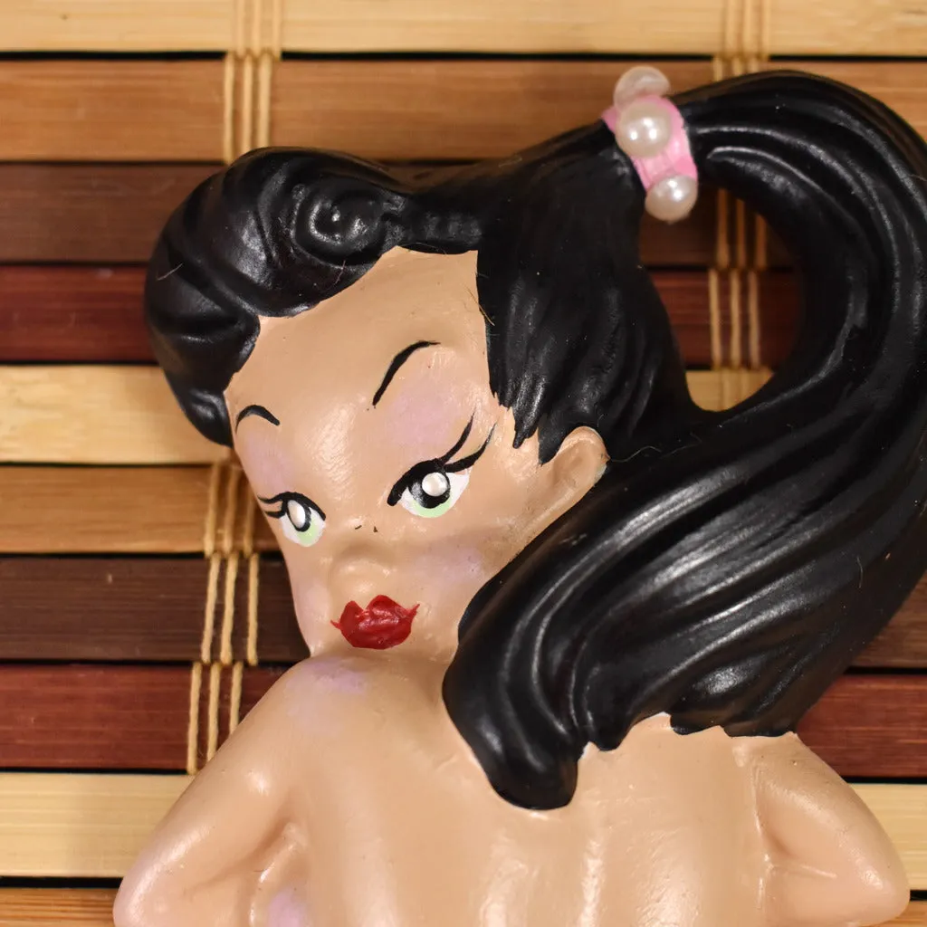 Pink Black Haired Mermaid Set