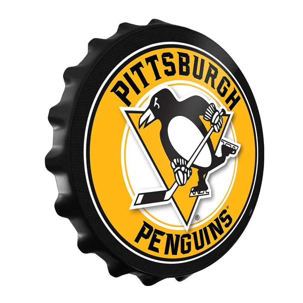 Pittsburgh Penguins: Bottle Cap Wall Sign