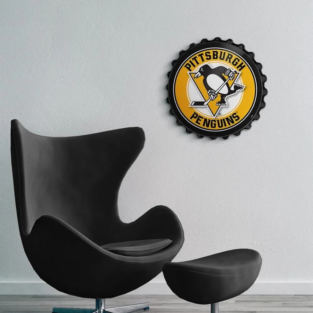 Pittsburgh Penguins: Bottle Cap Wall Sign