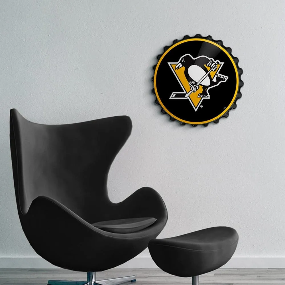 Pittsburgh Penguins: Penguin - Bottle Cap Wall Sign