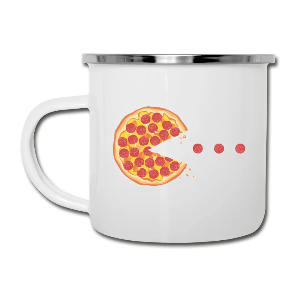 Pizza-Man Mini Enamel Mug