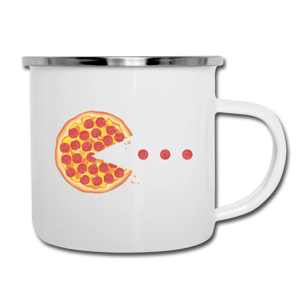 Pizza-Man Mini Enamel Mug