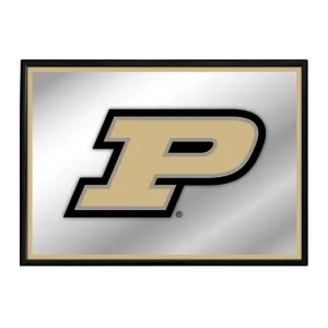 Purdue Boilermakers: Framed Mirrored Wall Sign