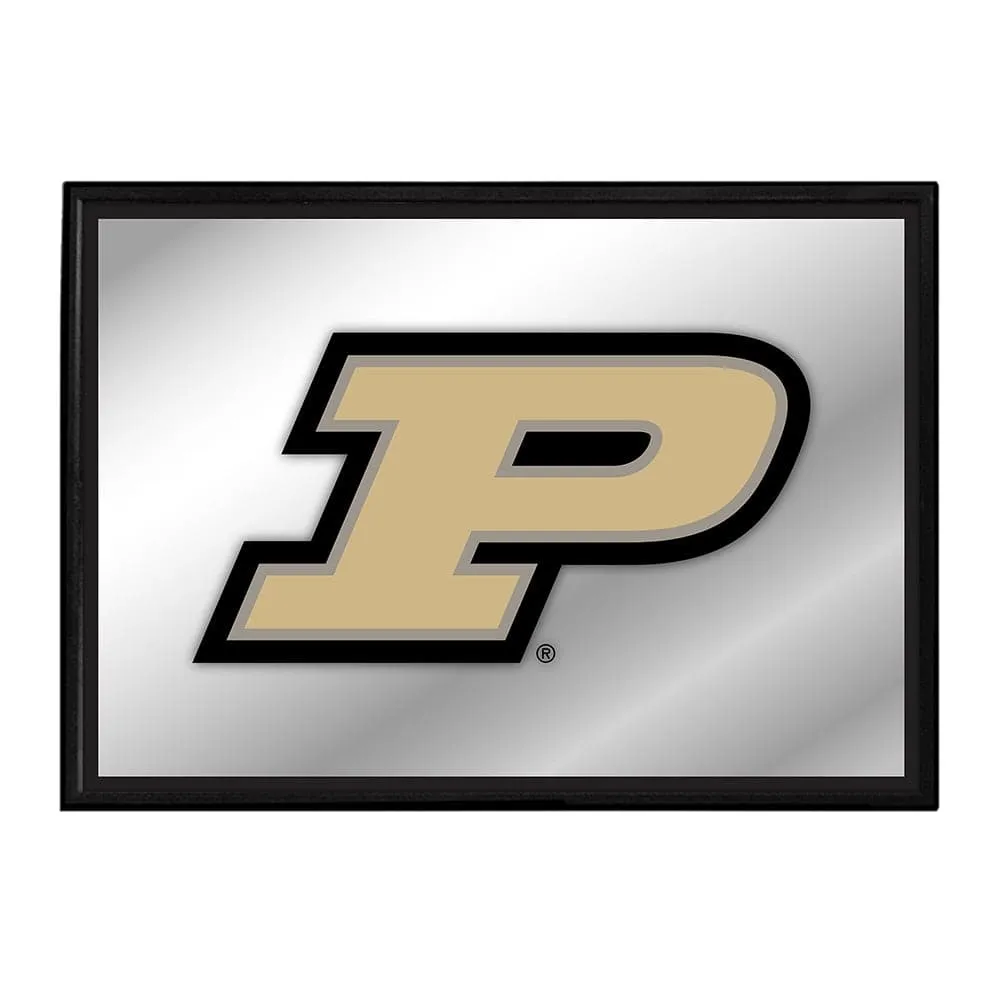 Purdue Boilermakers: Framed Mirrored Wall Sign