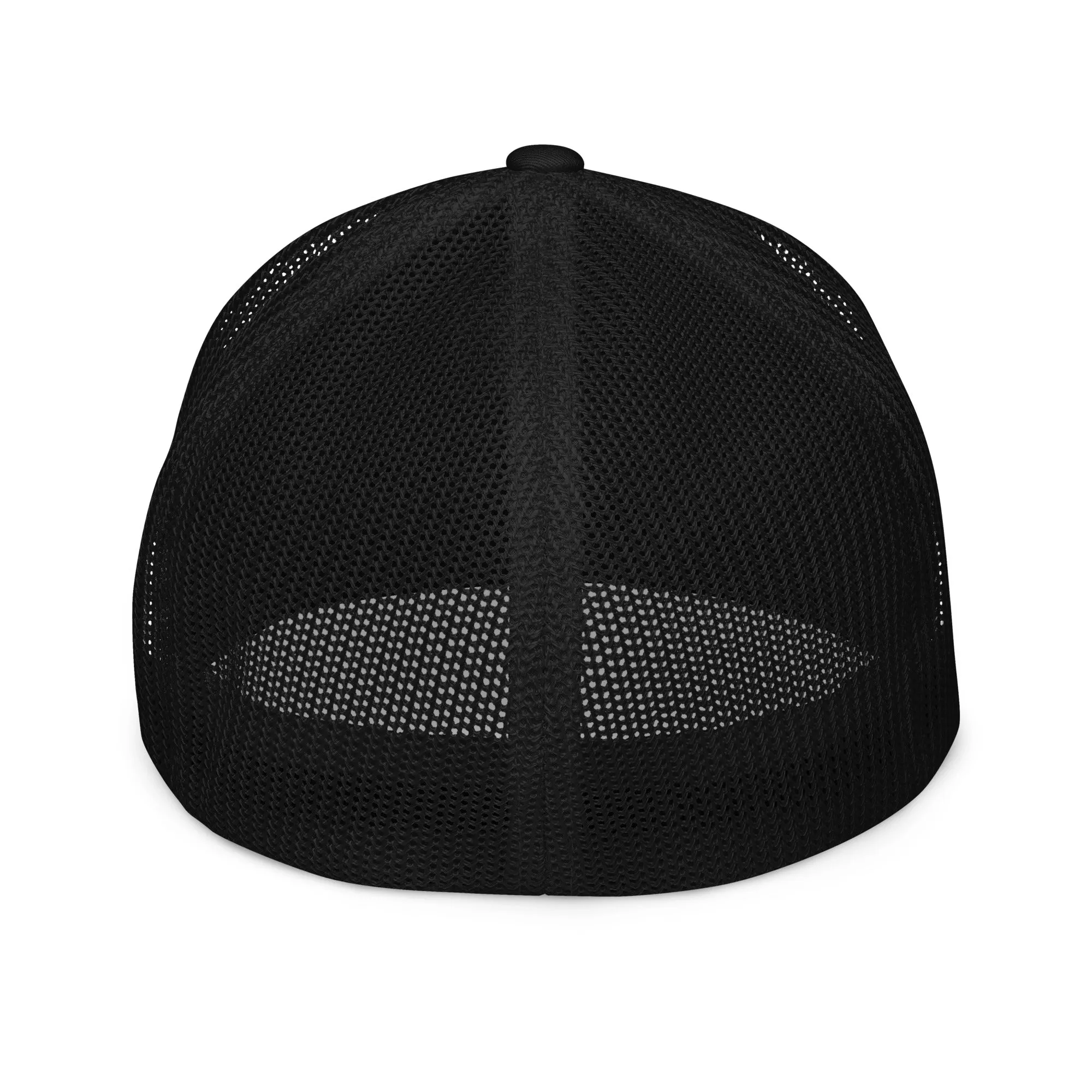 Purple Splash Print Closed-back Trucker Cap