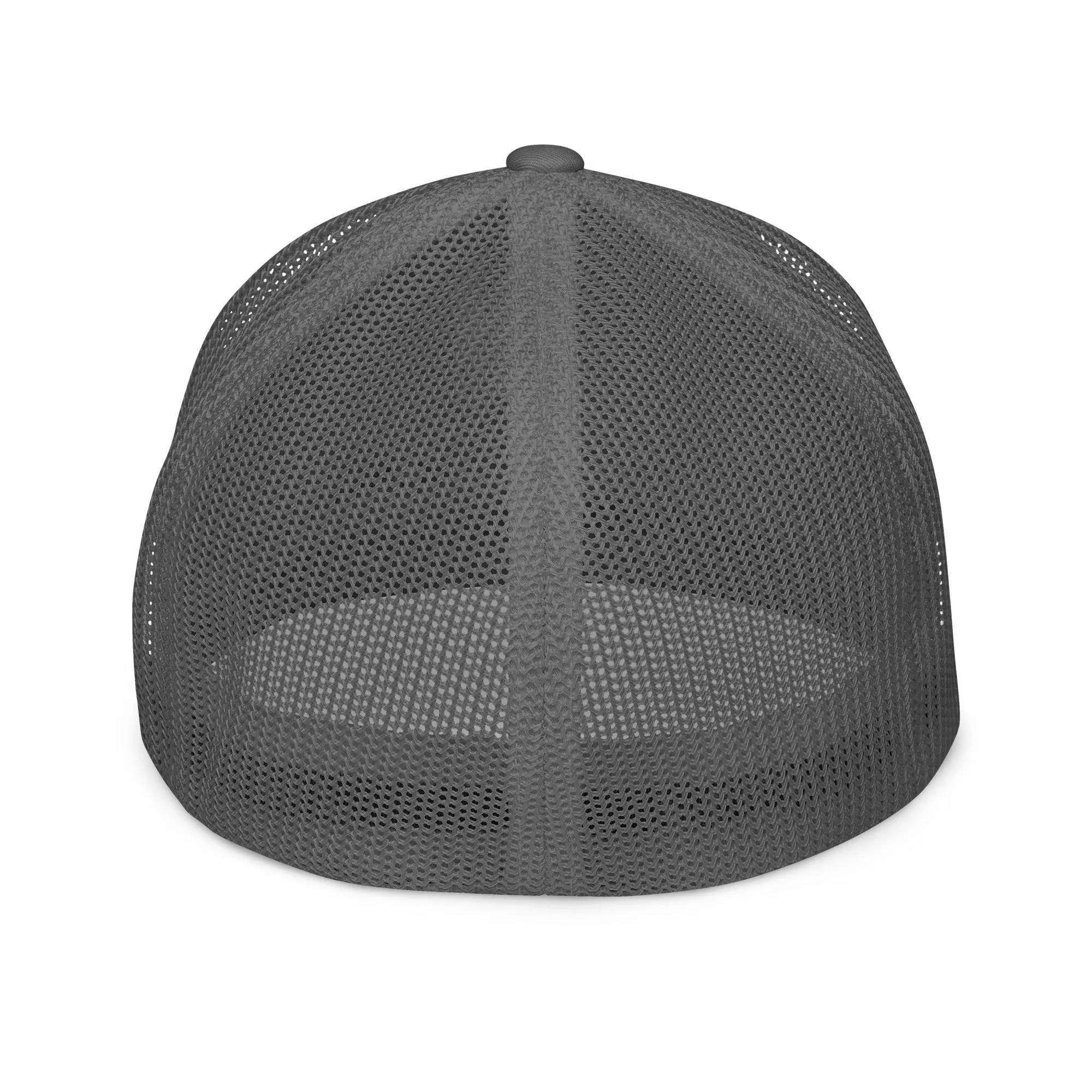 Purple Splash Print Closed-back Trucker Cap
