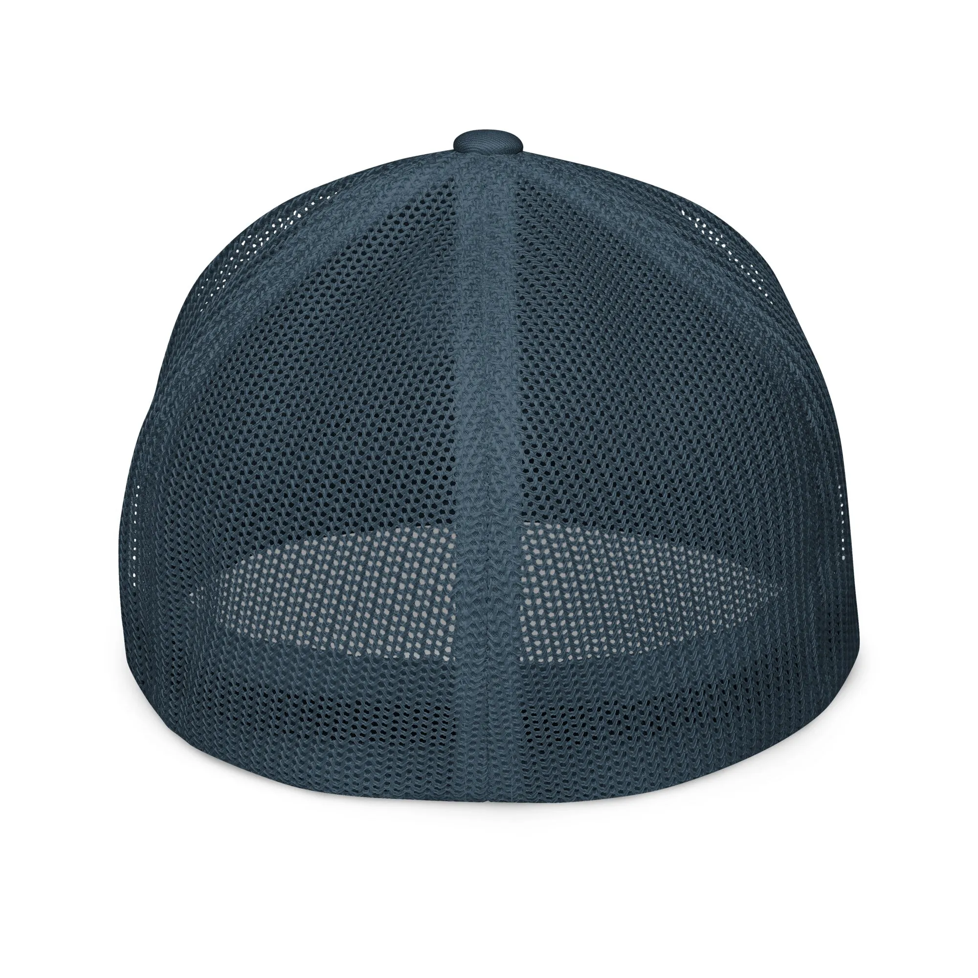 Purple Splash Print Closed-back Trucker Cap