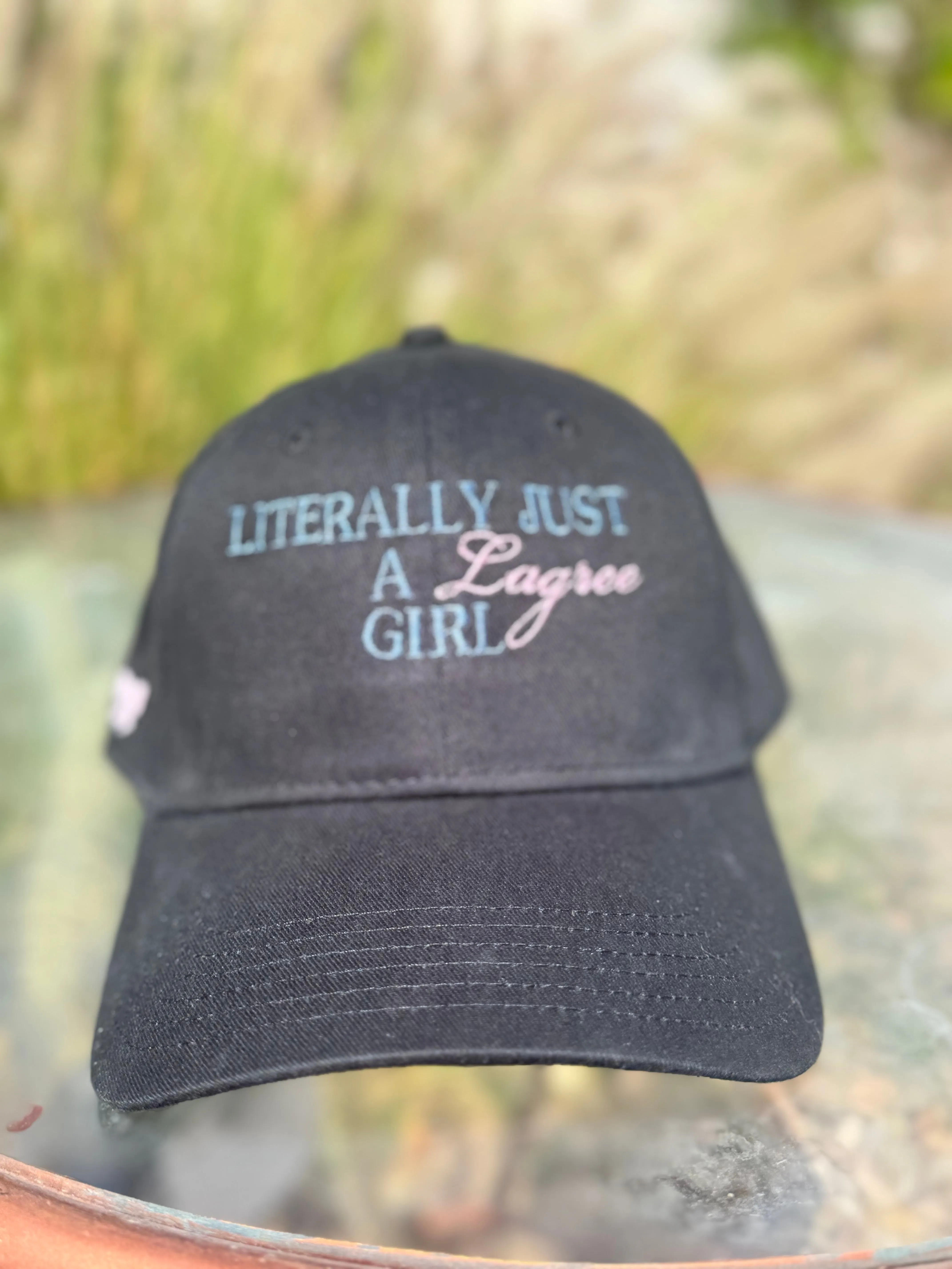 "Literally just a girl" PILATES, BARRE. LAGREE cap