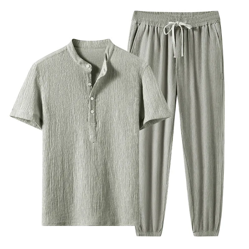 Raffello Breezy Linen Leisure Set
