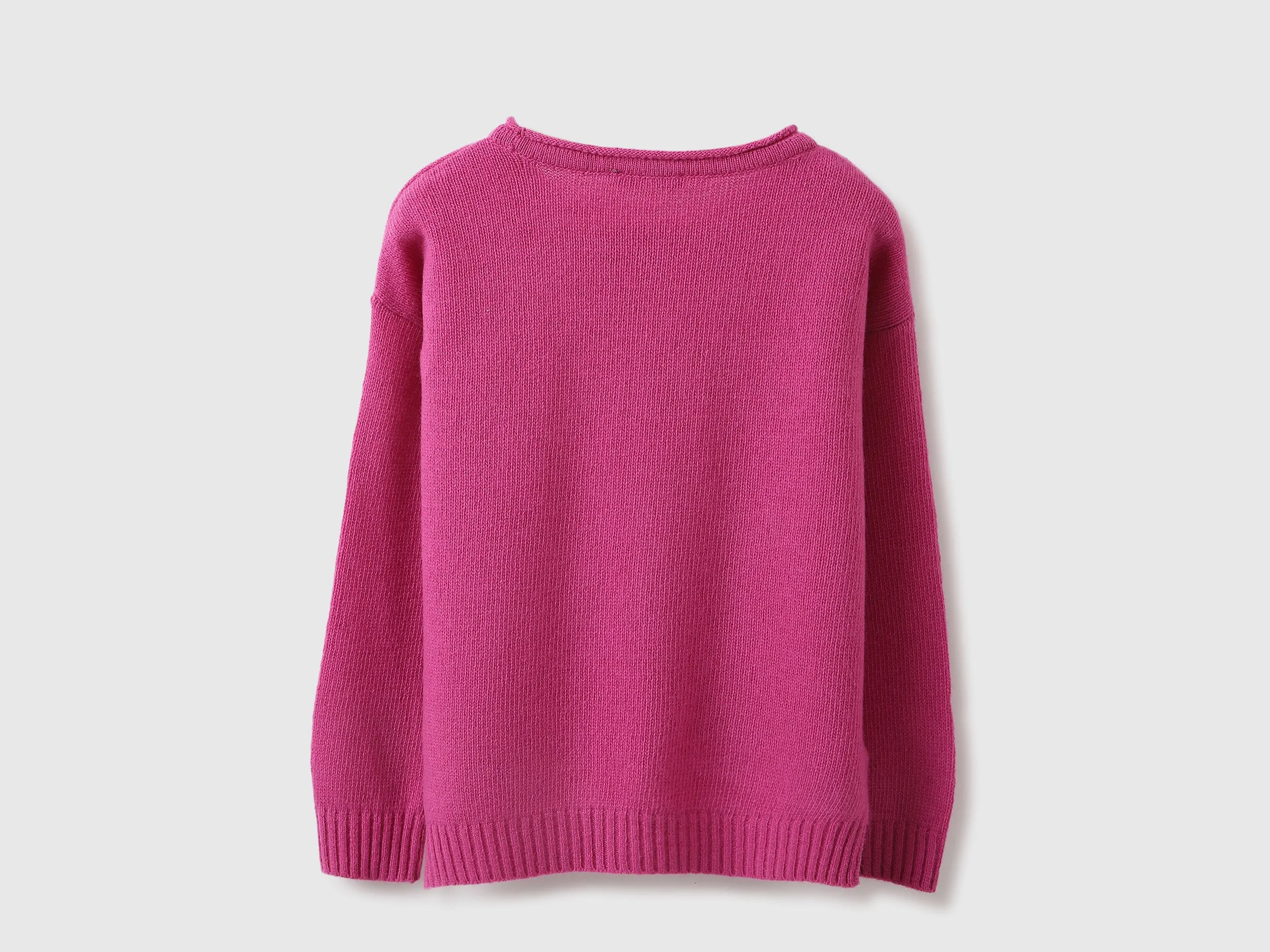 Regular Fit Round Neck Textured Sweater
