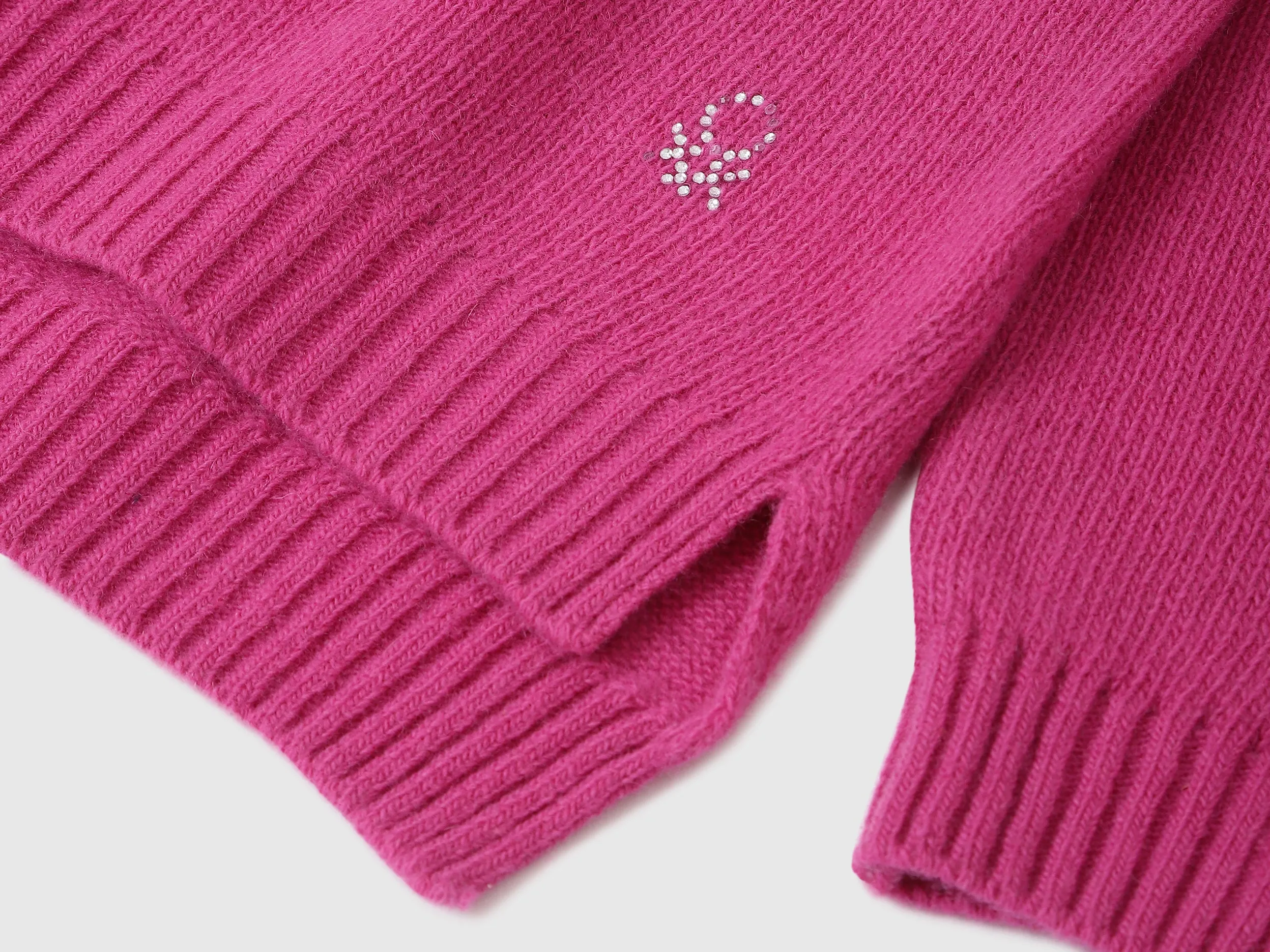 Regular Fit Round Neck Textured Sweater