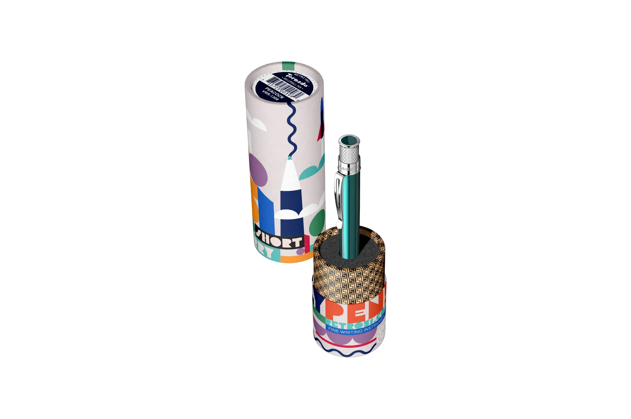 Retro 51 - Tornado Classic Lacquer | Roller - Peacock CT