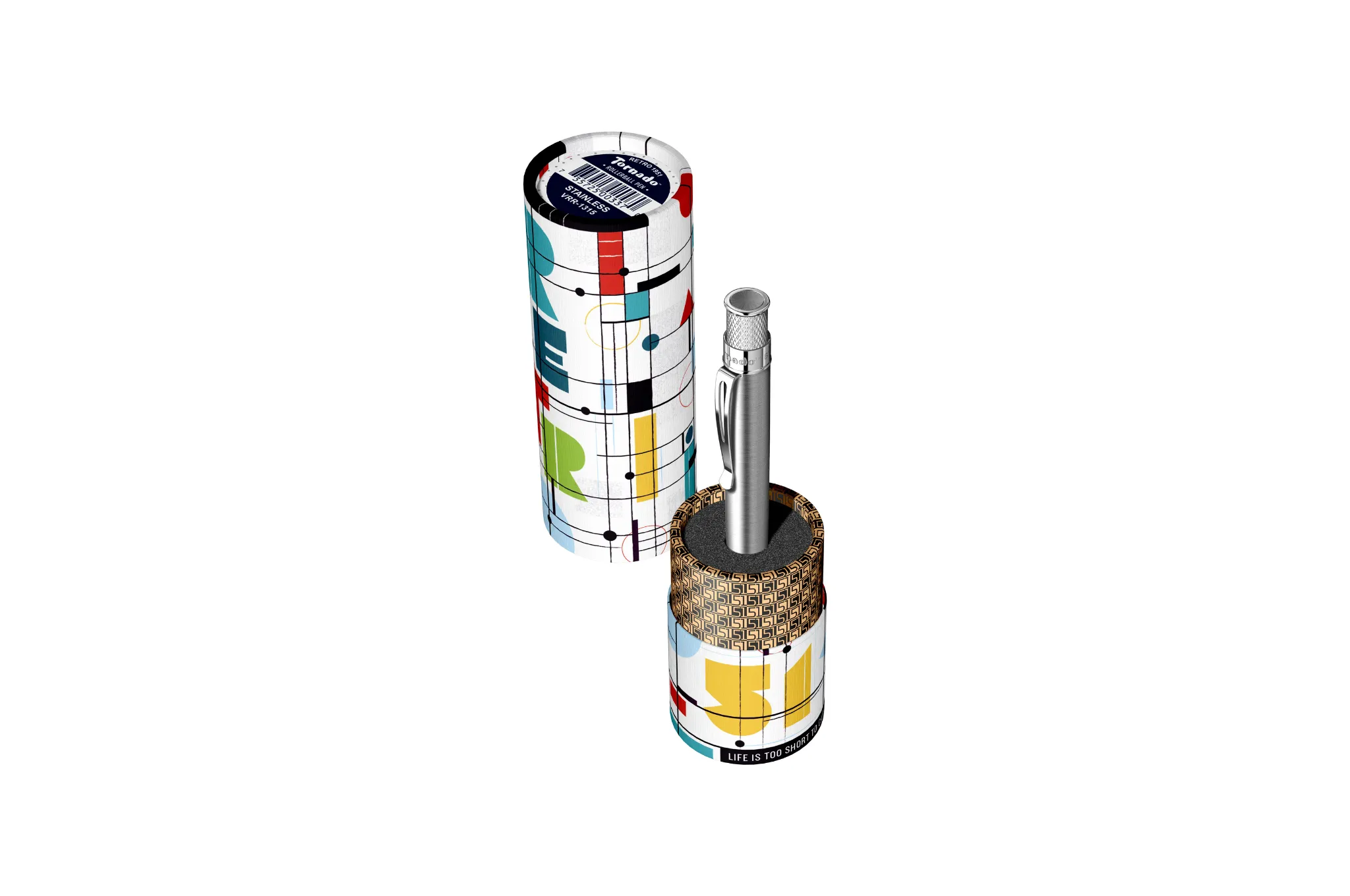 Retro 51 - Tornado Classic Lacquer | Roller - Stainless CT