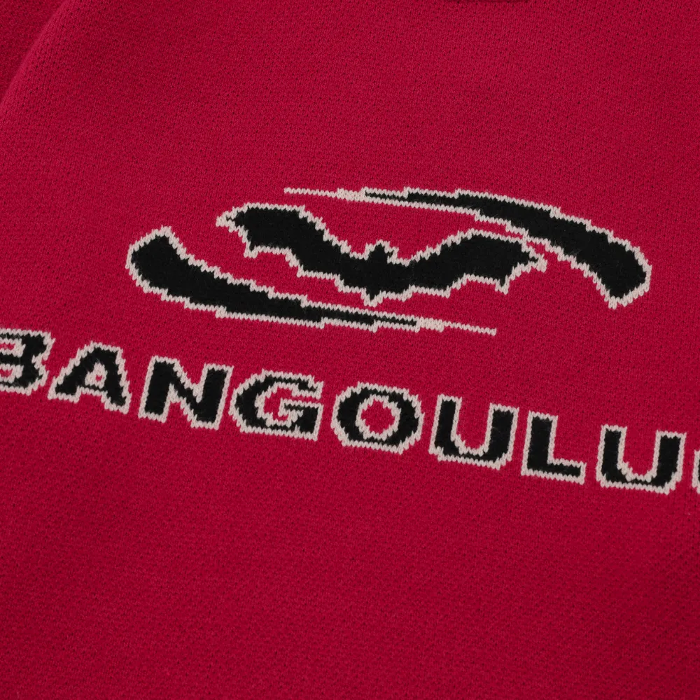 Retro Jacquard Crewneck Sweater
