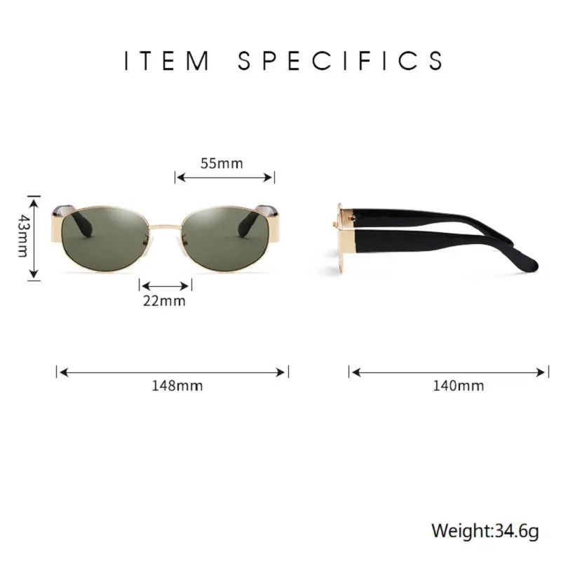 Retro Small Frame Sunglasses