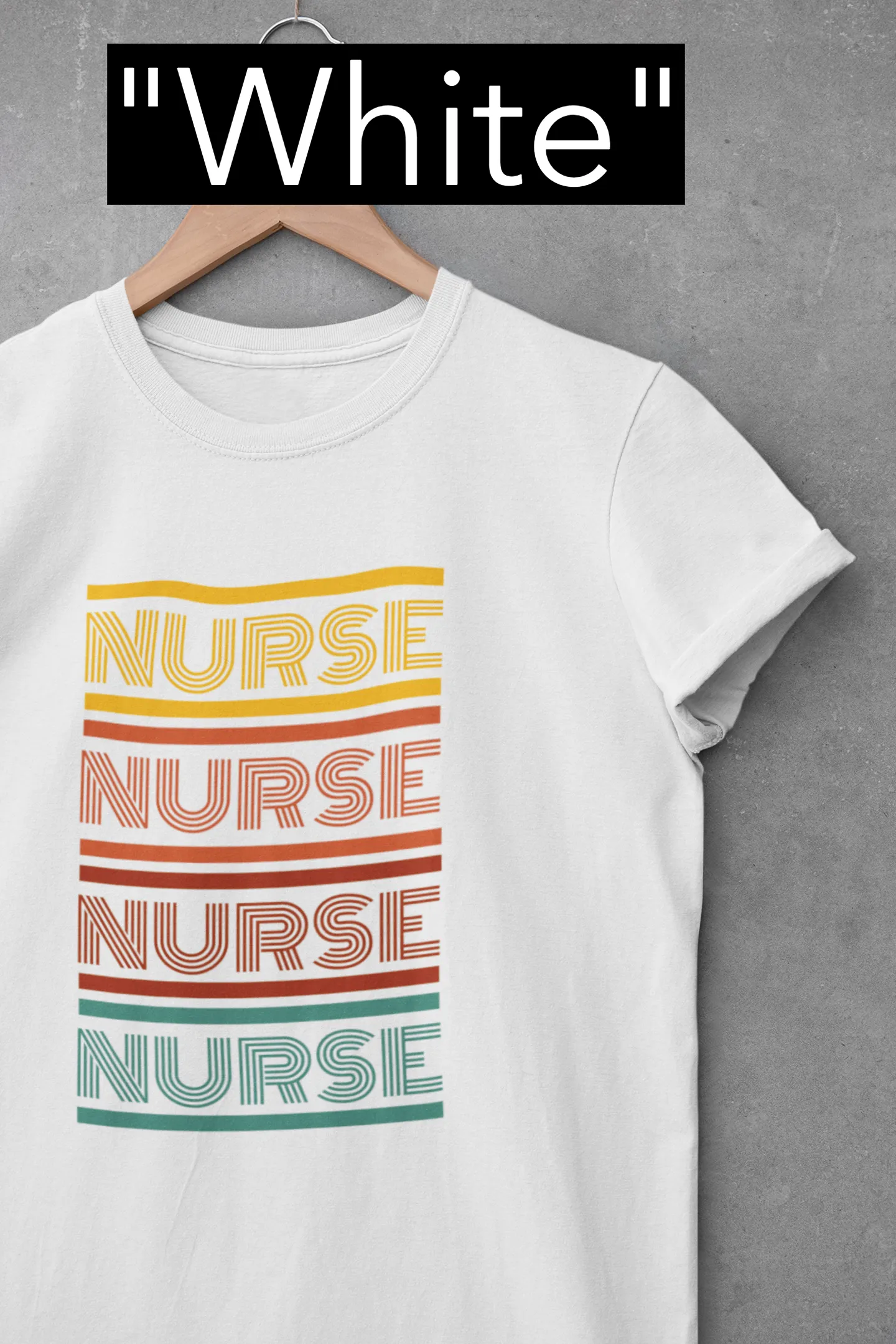 Retro Style Nurse -T-Shirt