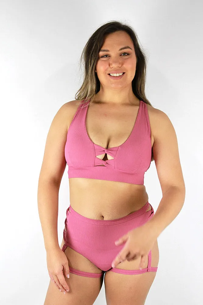 Sasha Sports Bra – Dusty Pink