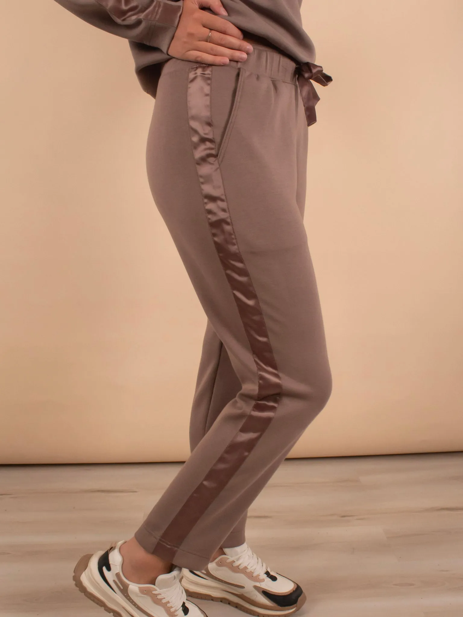 Satin Sideline Joggers