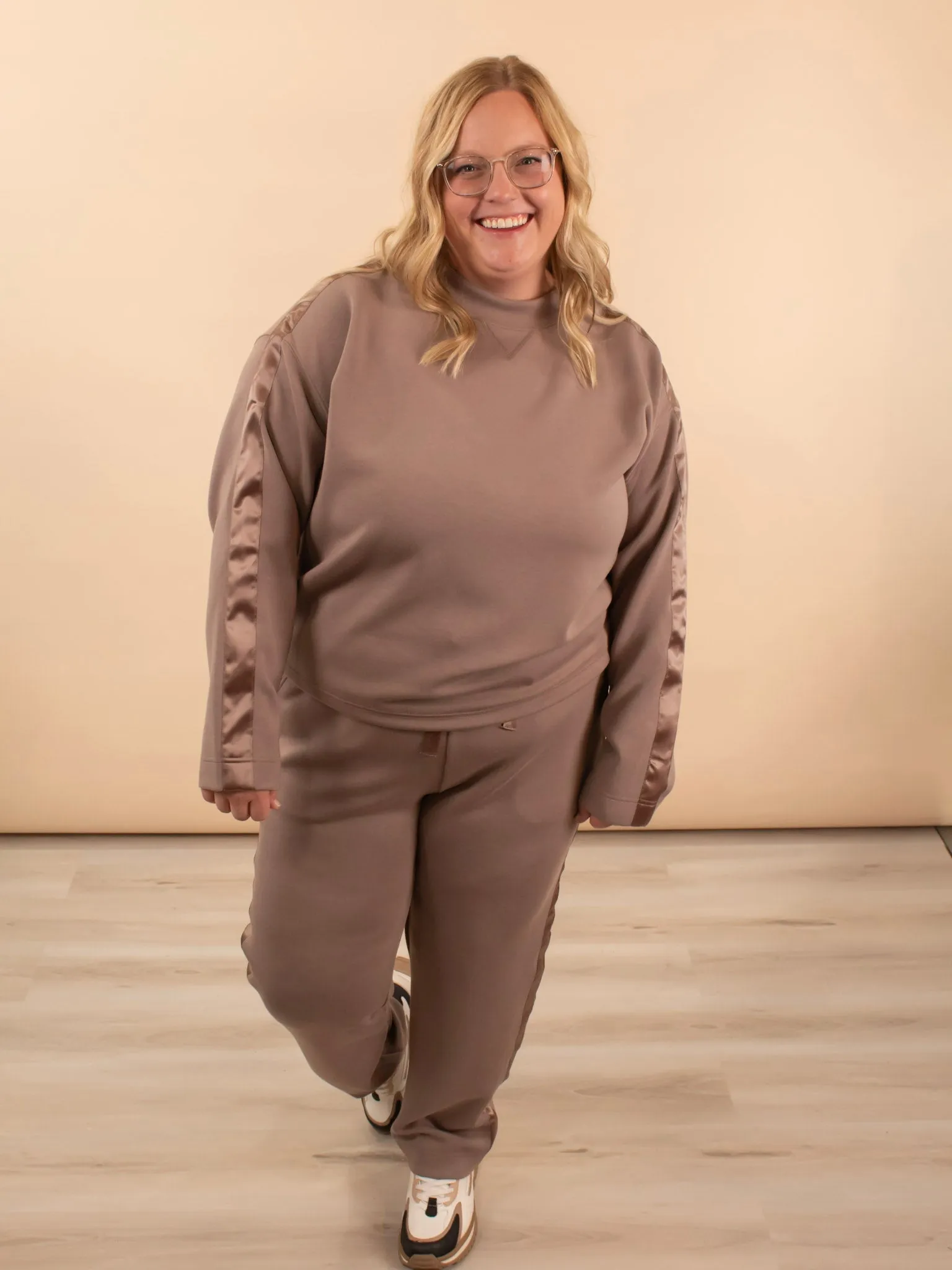 Satin Sideline Joggers