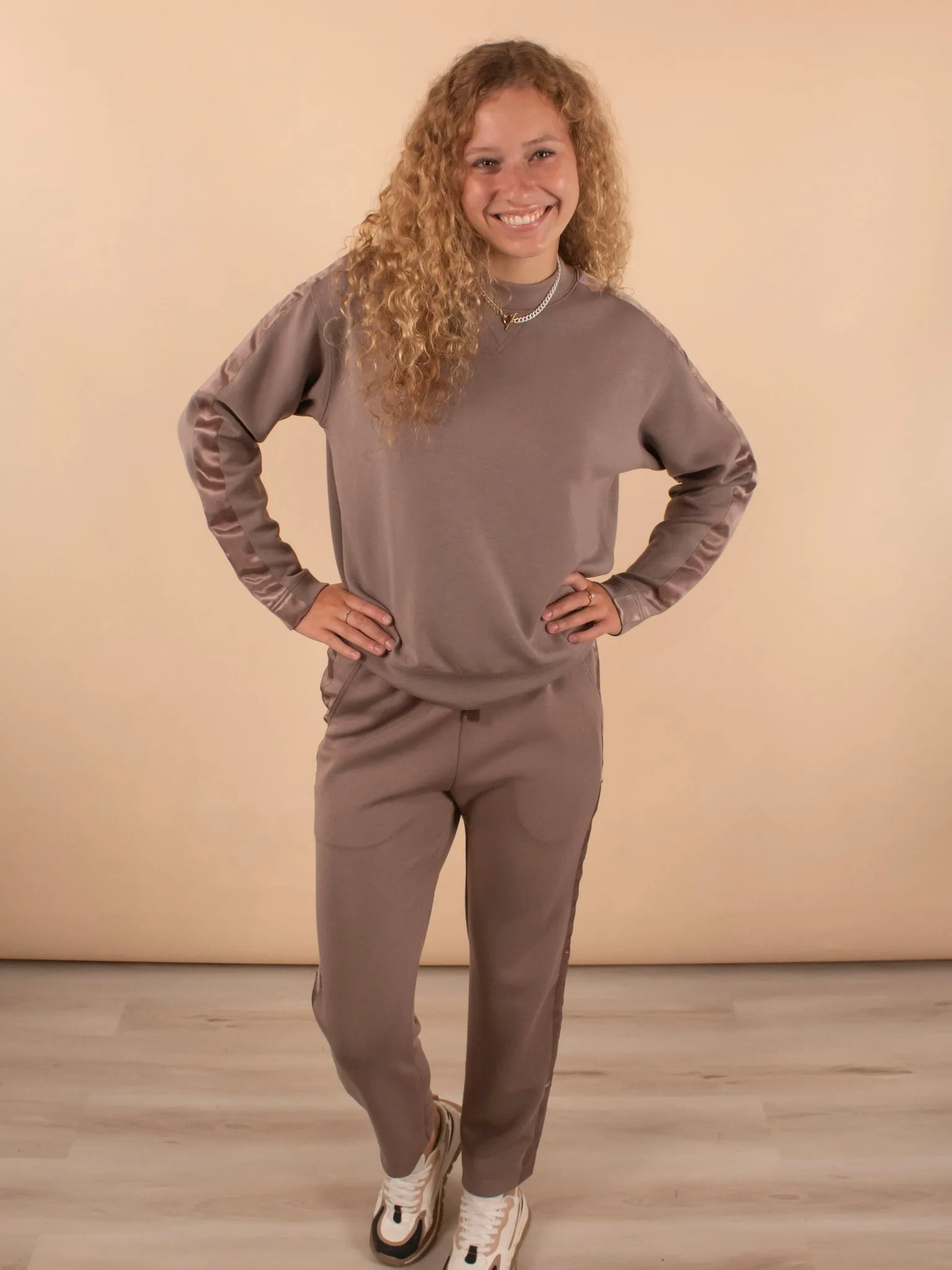 Satin Sideline Joggers