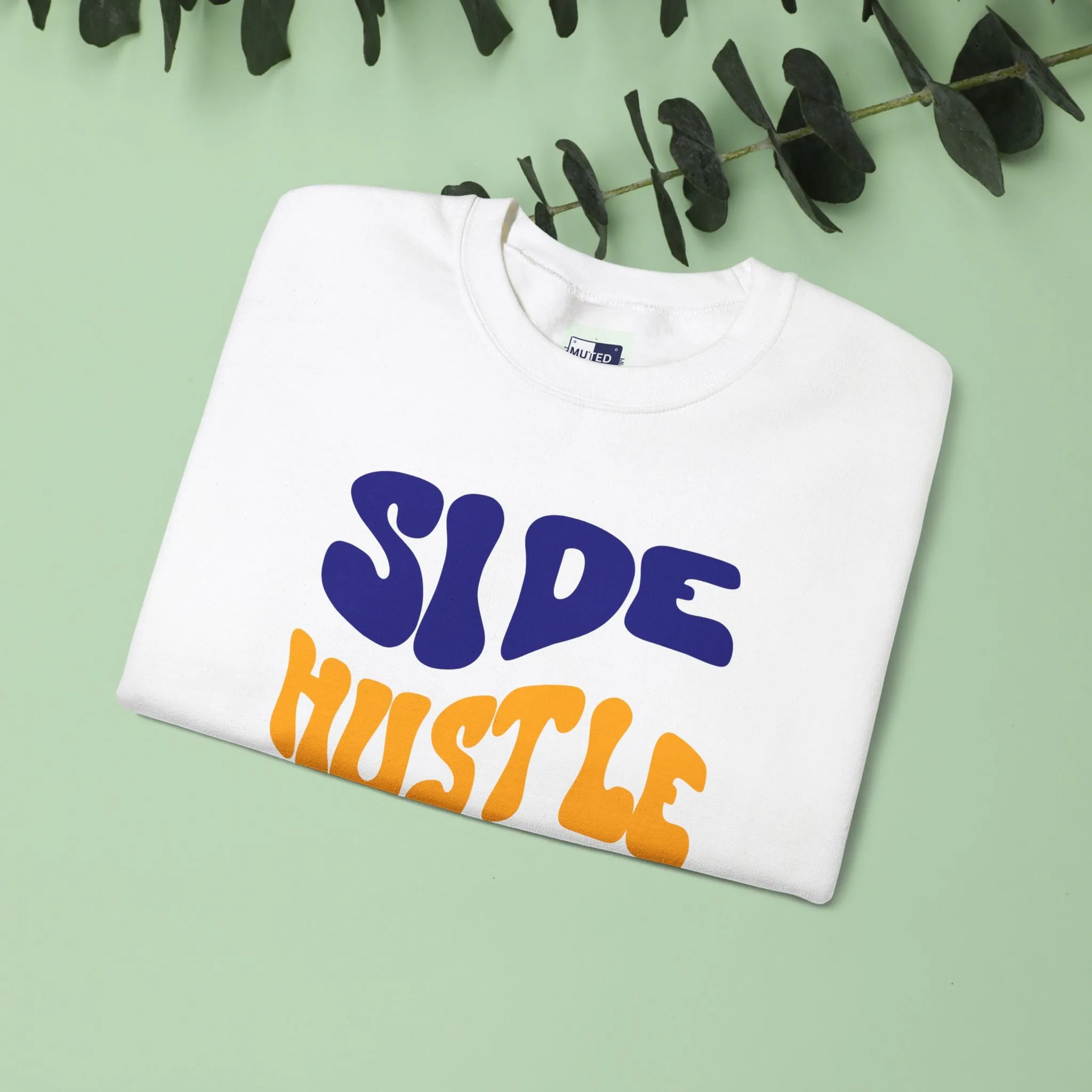 Side Hustle Mode Sweatshirt | Unisex Heavy Blend Crewneck for Entrepreneurs