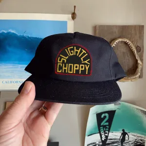 Slightly Choppy "Block Patch" Hat - BLK