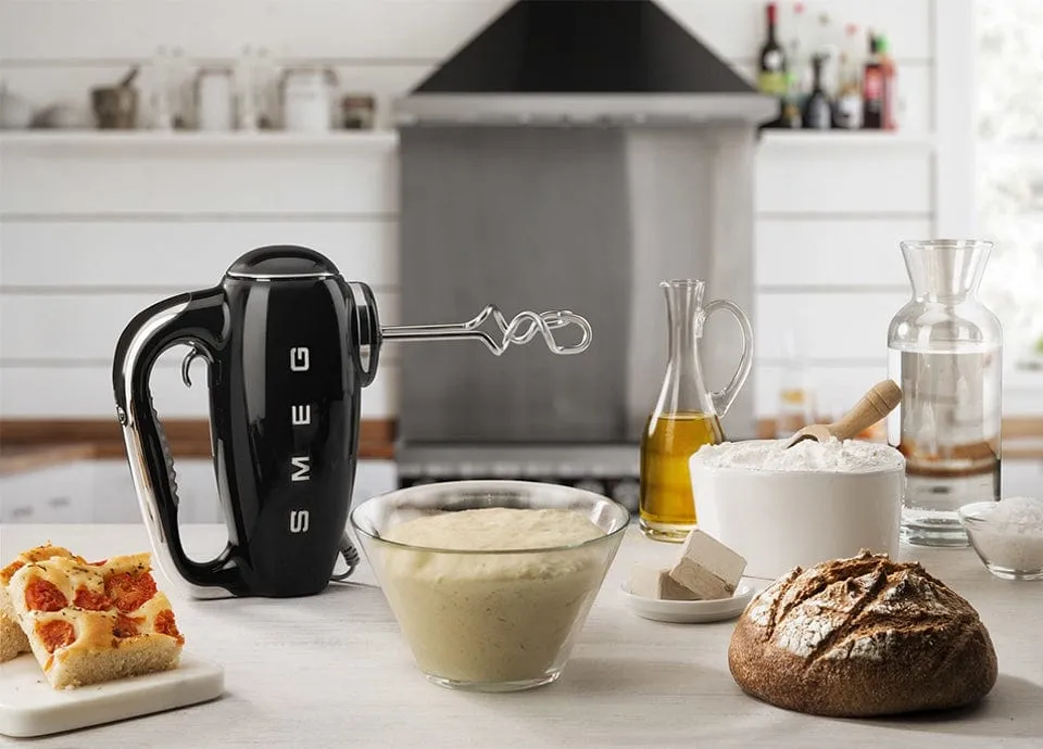 Smeg Retro Style Hand Mixer Black HMF01BL
