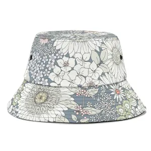 Snowy Field Of Flowers Unisex Bucket Hat