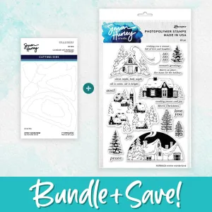 Spellbinders Winter Wonderland Stamp & Die Bundle by Simon Hurley