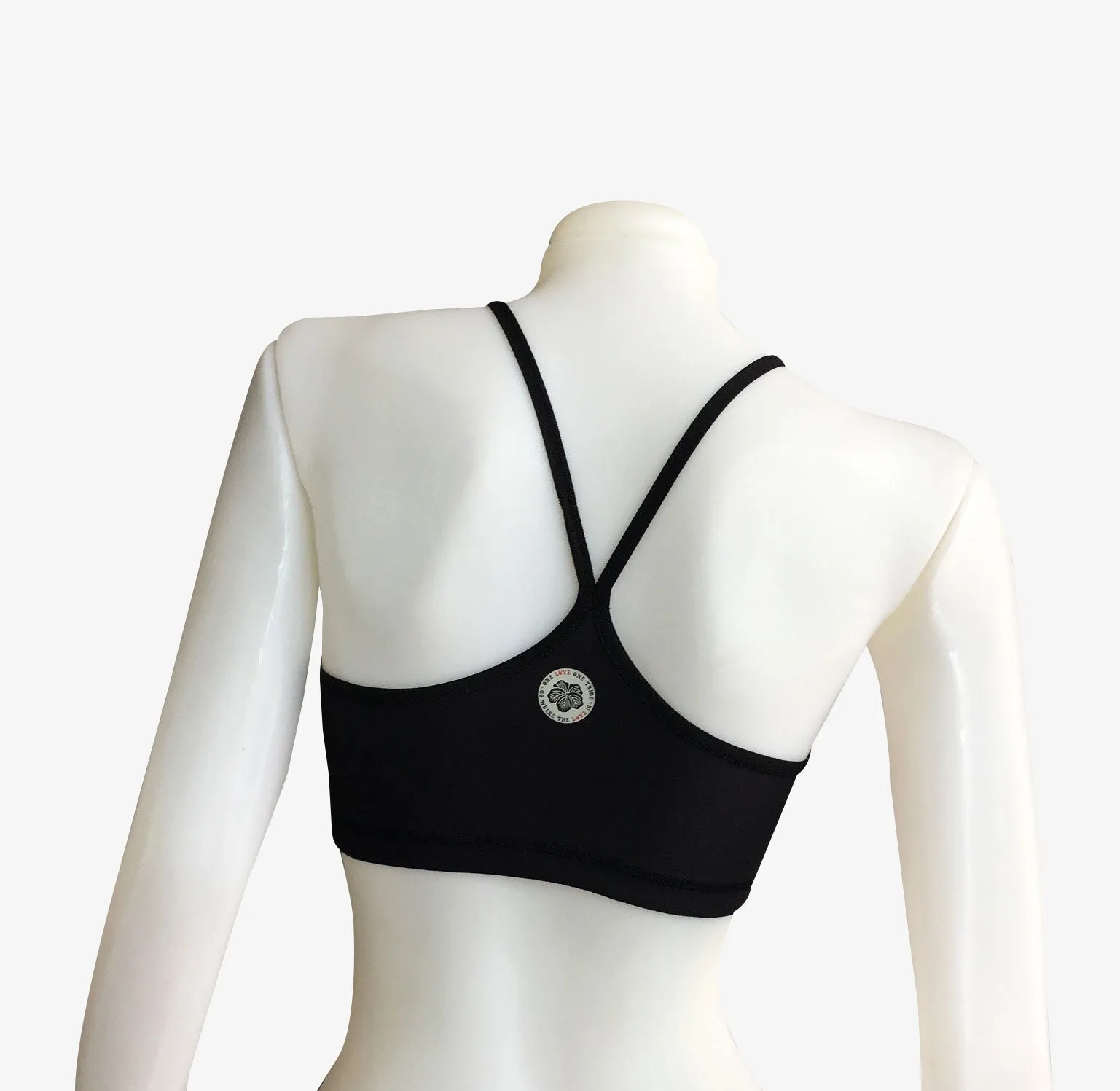 SPORTS BRA BLACK LACE/BLACK