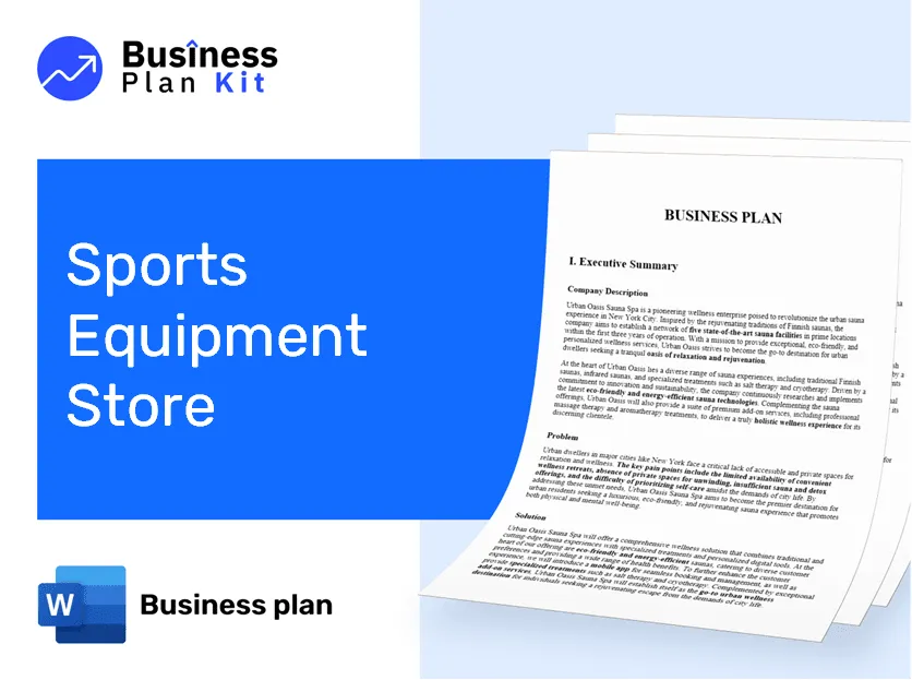 Sports Equipment Store Business Plan Example