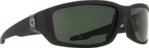 Spy - Dirty Mo - Soft Matte Black Happy Gray Green Lenses